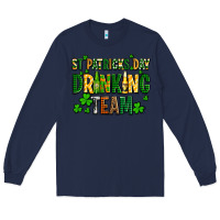 Navy st patricks day drinking team Long Sleeve Tee - AdoDesignShop