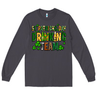 Smoke st patricks day drinking team Long Sleeve Tee - AdoDesignShop