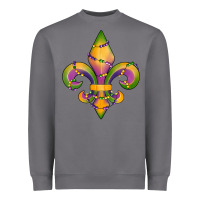Storm mardi gras fleur de lis Heavyweight Sweatshirt - RanaPortraitStore