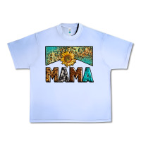 Grape Ice mama sunflower junkie Urban Heavy Tee - Zillion Design Studio
