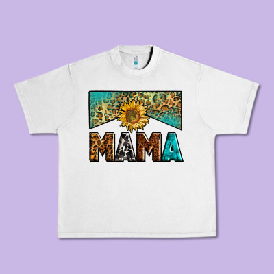 Mama Sunflower Junkie Urban Heavy Tee Designed By Zillion Design Studio