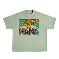Oil Green mama sunflower junkie Urban Heavy Tee - Zillion Design Studio