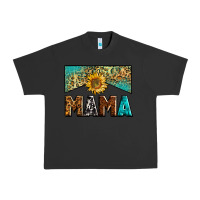 Pigment Black mama sunflower junkie Urban Heavy Tee - Zillion Design Studio
