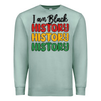 Seafoam i am black history Premium Sweatshirt - MaliasSmallBusiness