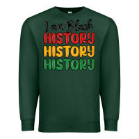 Sports Green i am black history Premium Sweatshirt - MaliasSmallBusiness