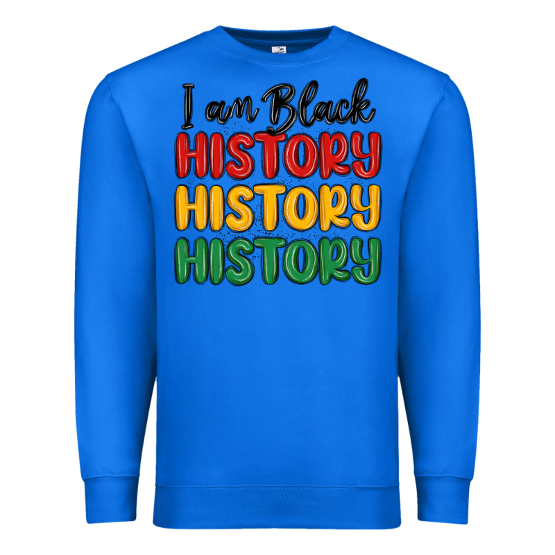 I Am Black History Premium Sweatshirt by MaliasSmallBusiness | Teevron
