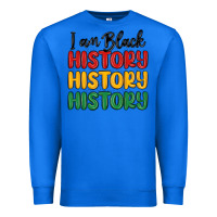True Royal i am black history Premium Sweatshirt - MaliasSmallBusiness