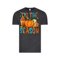 Vintage Black 'tis the season fall Vintage Tee - Zillion Design Studio
