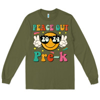 Army Green peace out 2024 pre k Long Sleeve Tee - JahusDesignShop