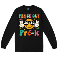 Black peace out 2024 pre k Long Sleeve Tee - JahusDesignShop