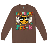 Chestnut peace out 2024 pre k Long Sleeve Tee - JahusDesignShop