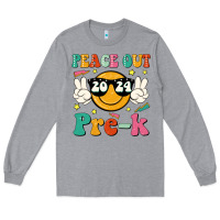 Heather Grey peace out 2024 pre k Long Sleeve Tee - JahusDesignShop