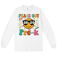 White peace out 2024 pre k Long Sleeve Tee - JahusDesignShop