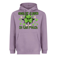 Lavender coolest clover to pinch Heavyweight Hoodie - MaliasSmallBusiness