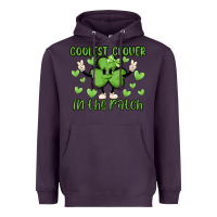 Plum coolest clover to pinch Heavyweight Hoodie - MaliasSmallBusiness