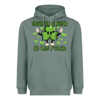 Sage coolest clover to pinch Heavyweight Hoodie - MaliasSmallBusiness
