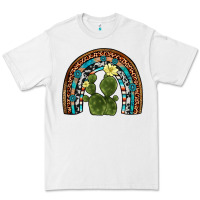 White cactus gemstone rainbow Premium Tee - Artiststas