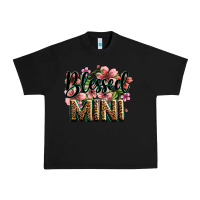 Black flowers blessed mini Urban Heavy Tee - Zillion Design Studio
