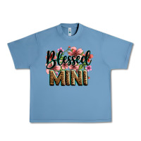Pebble Blue flowers blessed mini Urban Heavy Tee - Zillion Design Studio