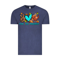 Vintage Denim peace love thanksgiving Vintage Tee - Zillion Design Studio