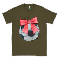Army Green coquette soccer bow Classic Tee - JahusDesignShop