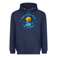 Navy making memories at a time Heavyweight Hoodie - MaliasSmallBusiness