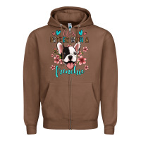 Chestnut life is better with a frenchie Zipper Hoodie - Jasminsmagicworld