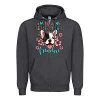Smoke life is better with a frenchie Zipper Hoodie - Jasminsmagicworld