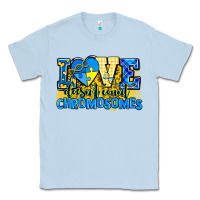 Dusty Blue love doesn't count chromosomes Classic Tee - AdoDesignShop