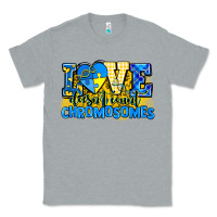 Heather Grey love doesn't count chromosomes Classic Tee - AdoDesignShop