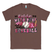 Chestnut in october we wear pink and watch  baseball Classic Tee - FaDigitalArtStudio