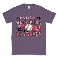 Lavender in october we wear pink and watch  baseball Classic Tee - FaDigitalArtStudio