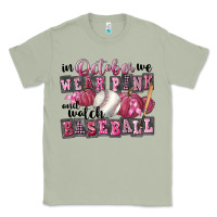 Matcha in october we wear pink and watch  baseball Classic Tee - FaDigitalArtStudio