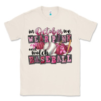 In October We Wear Pink And Watch  Baseball Classic Tee | Teevron