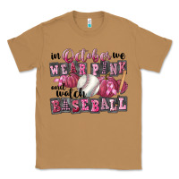 Toasted Coconut in october we wear pink and watch  baseball Classic Tee - FaDigitalArtStudio