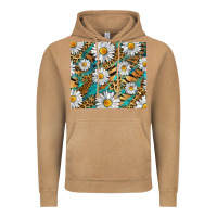 Vintage Camel Leopard And Tiger Daisy Vintage Hoodie - RanaPortraitStore
