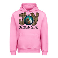 Fuchsia Pink Joy to the World Urban Hoodie - Bettercallsaul