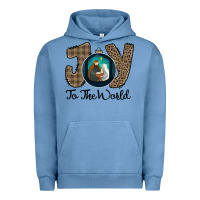 Pigment Pebble Blue Joy to the World Urban Hoodie - Bettercallsaul