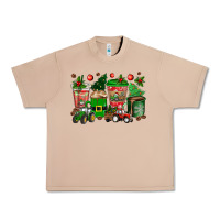 Burro christmas tractor coffee cups Urban Heavy Tee - texasbilliewilder