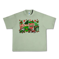 Oil Green christmas tractor coffee cups Urban Heavy Tee - texasbilliewilder