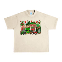 Sandshell christmas tractor coffee cups Urban Heavy Tee - texasbilliewilder