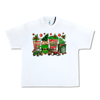 White christmas tractor coffee cups Urban Heavy Tee - texasbilliewilder
