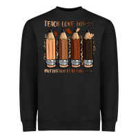 Black teach love inspire motivation lead encourage Heavyweight Sweatshirt - Zillion Design Studio