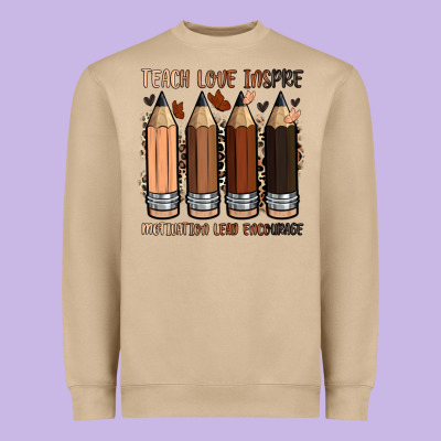 Heavyweight Sweatshirt teach love inspire motivation lead encourage