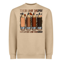 Mushroom teach love inspire motivation lead encourage Heavyweight Sweatshirt - Zillion Design Studio