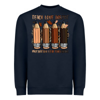 Navy teach love inspire motivation lead encourage Heavyweight Sweatshirt - Zillion Design Studio