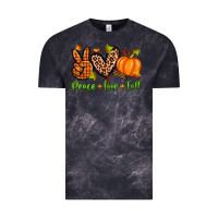 Cloud Black peace love fall Vintage Tee - Zillion Design Studio