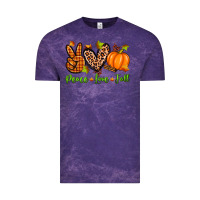 Cloud Purple peace love fall Vintage Tee - Zillion Design Studio