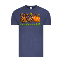 Vintage Denim peace love fall Vintage Tee - Zillion Design Studio