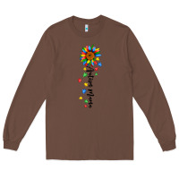 Chestnut autism mama sunflower black Long Sleeve Tee - JahusDesignShop